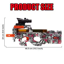 High Speed P90 Electric Gel Blaster