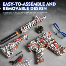 M416 Graffiti Electric Gel Bal Gun Toys Water Gel gun