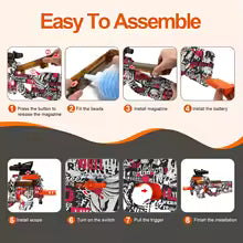 High Speed P90 Electric Gel Blaster