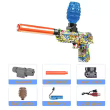 Electric Gel Gun Water Ball Bullet Pistol blaster