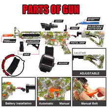 High Speed M4A1 Electric Gel Balls Gun  blaster.